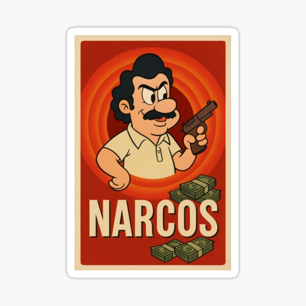 Item preview, “Cartel Toons: Narcos Parody Art” designed and sold by okimonostudio.
