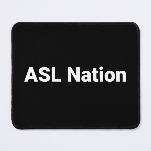 Item preview, ASL Nation designed and sold by Text-based T-Shirts and Gifts.