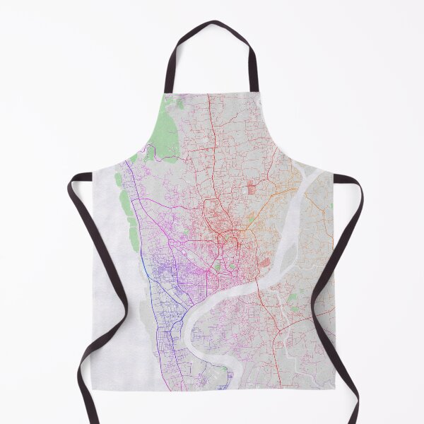 Item preview, Chittagong City Map of Bangladesh - Colorful designed and sold by deMAP.
