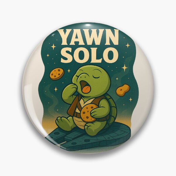 Artikelvorschau, Yawn Solo – Lustiges Schildkröten-Parodie-Design zum Star Wars Day entworfen und verkauft von Patternicity.
