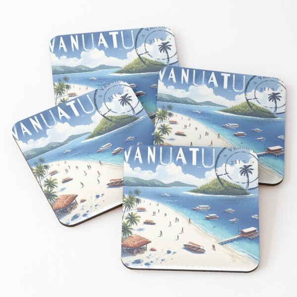 Item preview, Vintage Islands of Vanuatu designed and sold by clarkfraser.