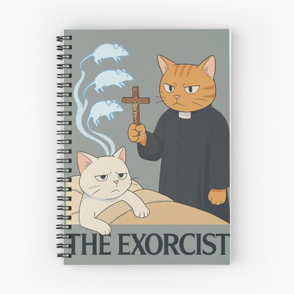 Item preview, 90s Anime Cat Exorcism – Ghost Mice & Feline Priest designed and sold by denis90ch.