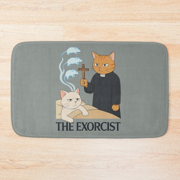Item preview, 90s Anime Cat Exorcism – Ghost Mice & Feline Priest designed and sold by denis90ch.