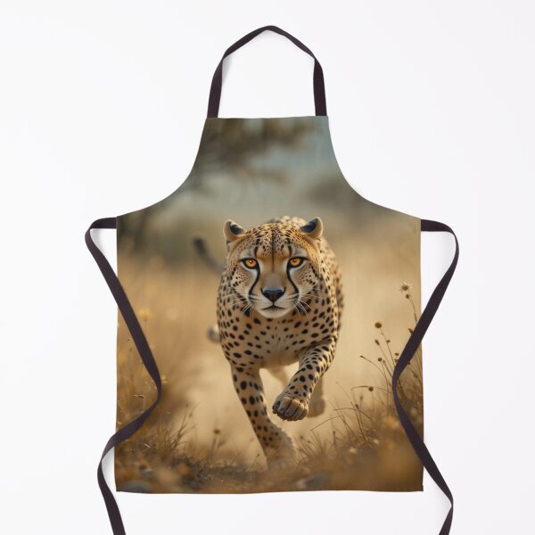 Item preview, cheetah moves swiftly through a dry, grassy landscape designed and sold by InezPhotography.