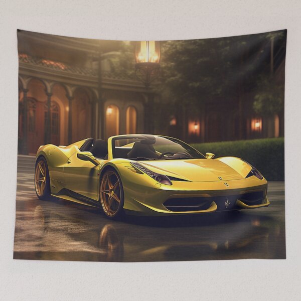 Item preview, Ferrari 458 Spider Yellow designed and sold by susanEstella.