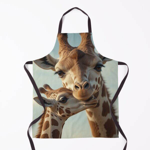 Item preview, adult giraffe and its calf, designed and sold by InezPhotography.