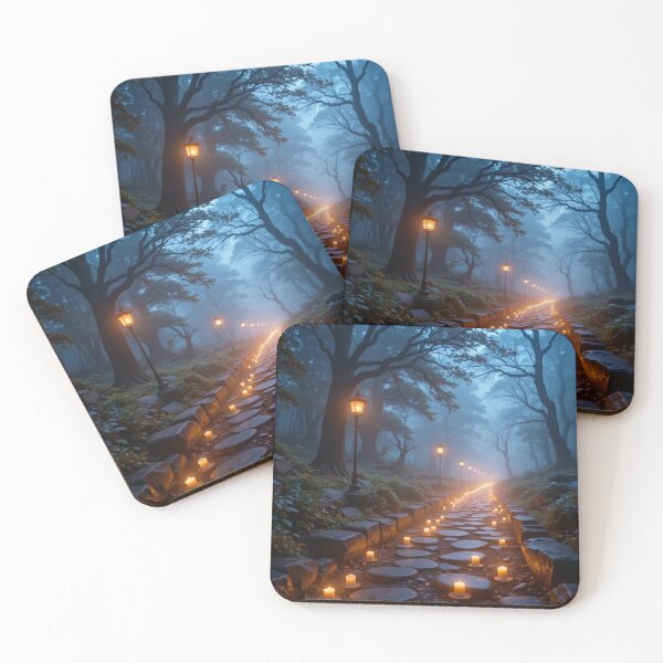 Item preview, misty forest path designed and sold by InezPhotography.