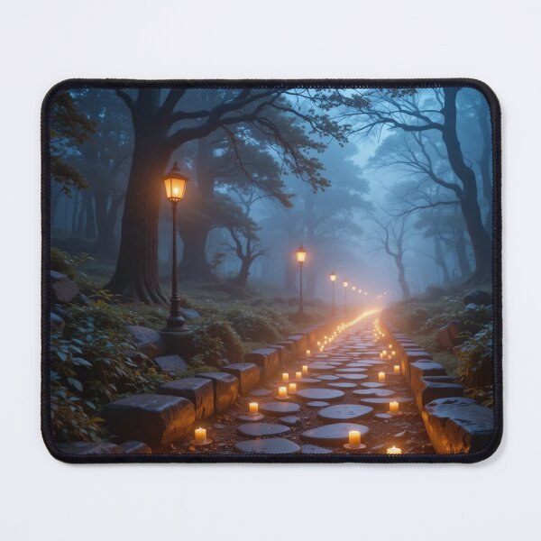 Item preview, misty forest path designed and sold by InezPhotography.