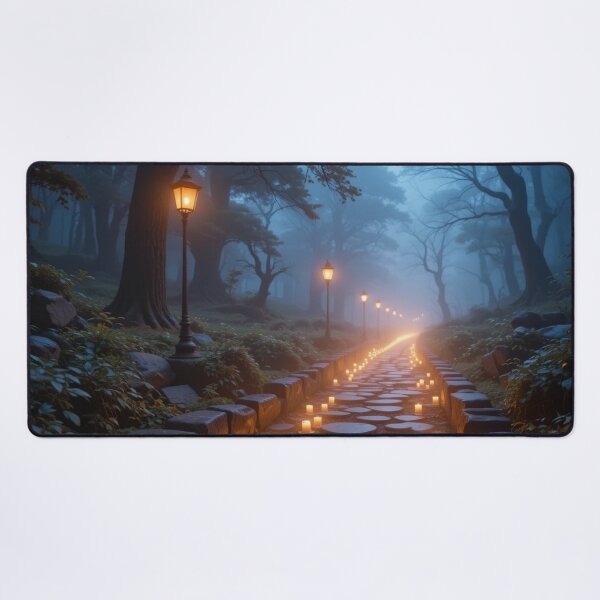 Item preview, misty forest path designed and sold by InezPhotography.
