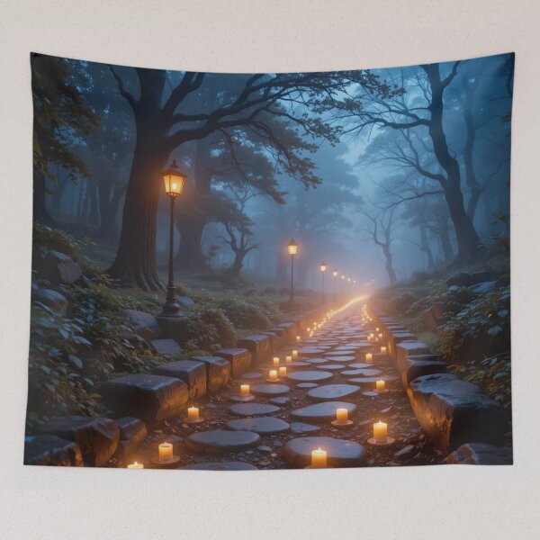 Item preview, misty forest path designed and sold by InezPhotography.