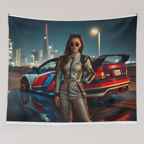Item preview, Honda Civic, racing driver, night, city designed and sold by Salimgor Hangaround Music.