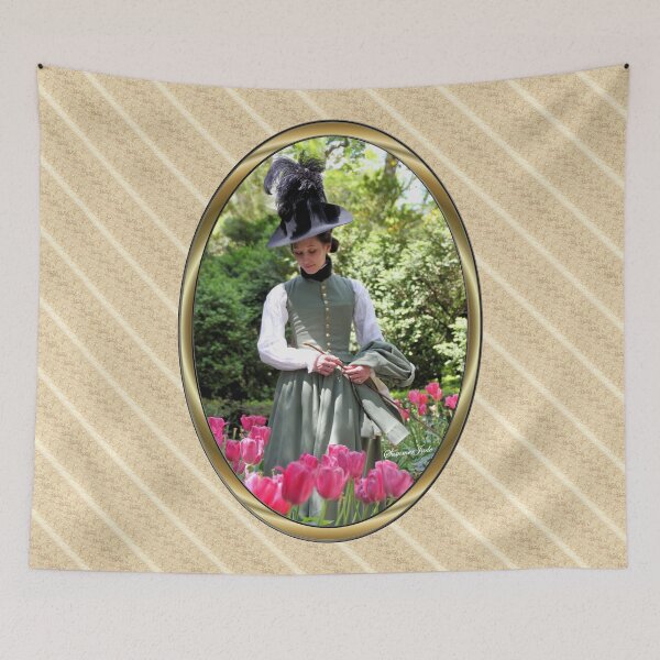 Item preview, A Colonial Lady in Her Garden designed and sold by SummerJade.