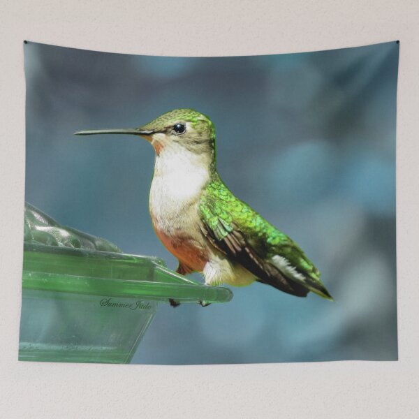 Item preview, Tiny Backyard Visitor ~ Hummingbird designed and sold by SummerJade.
