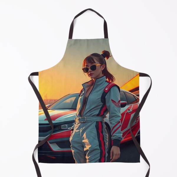 Item preview, Honda Civic, racing driver, race track, sunrise designed and sold by Salimgor Hangaround Music.