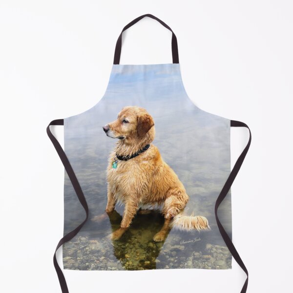 Item preview, Golden Retriever ~ At the Lake designed and sold by SummerJade.