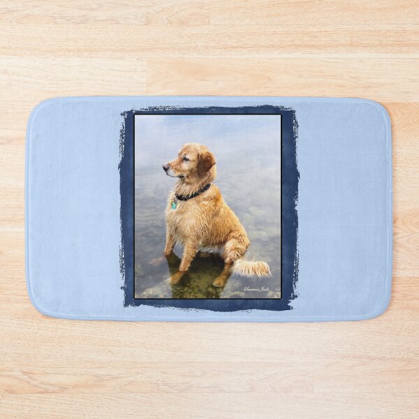 Item preview, Golden Retriever ~ At the Lake designed and sold by SummerJade.