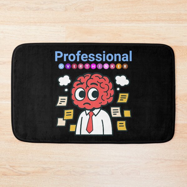 Item preview, Professional Overthinker - Funny Anxiety Design designed and sold by Dust Style.