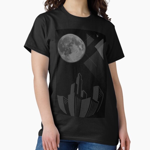 Item preview, Moonlit Cityscape - Abstrac Art.  designed and sold by OmikronStore.