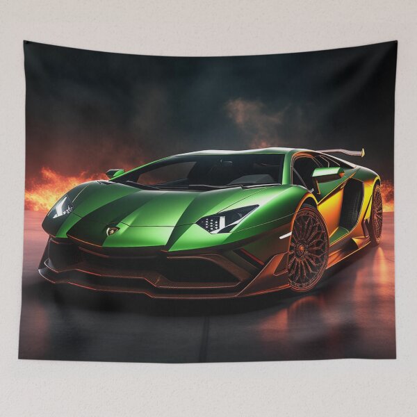 Item preview, Lamborghini Aventador Green designed and sold by susanEstella.