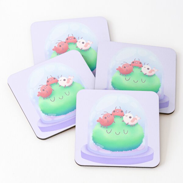 Item preview, Moss ball shrimp party  designed and sold by IcyBubblegum.