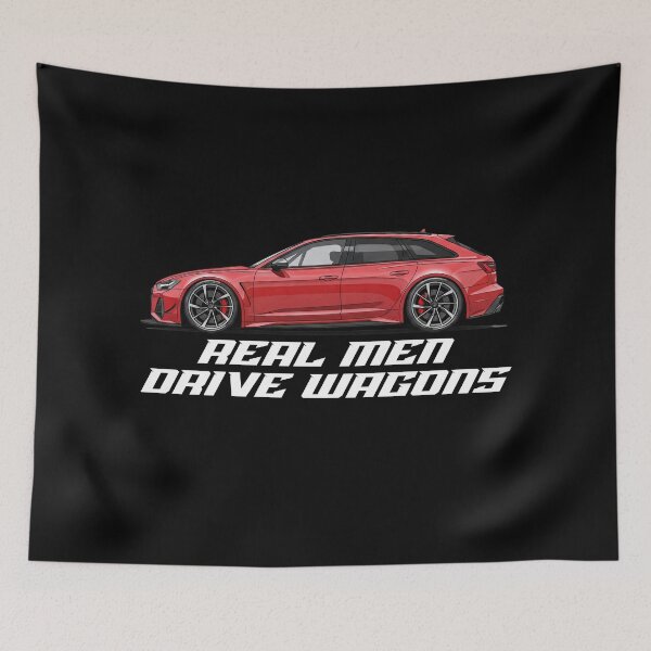 Item preview, Real Men Drive Wagons designed and sold by Six Deers.