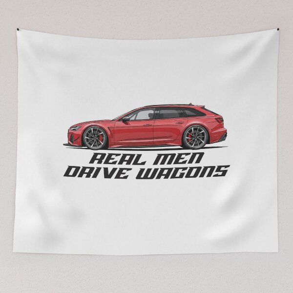 Item preview, Real Men Drive Wagons designed and sold by Six Deers.