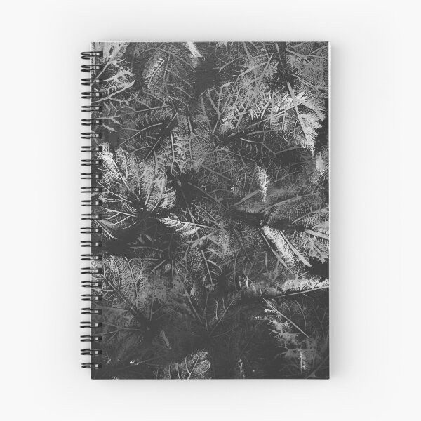 Item preview, Catalpa Catawba Leaves in Acrylics (Black and White) designed and sold by BLAAAAASK.