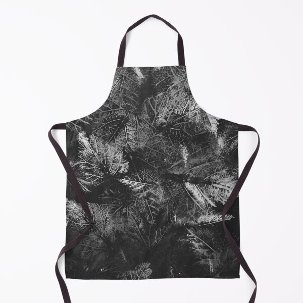 Item preview, Catalpa Catawba Leaves in Acrylics (Black and White) designed and sold by BLAAAAASK.