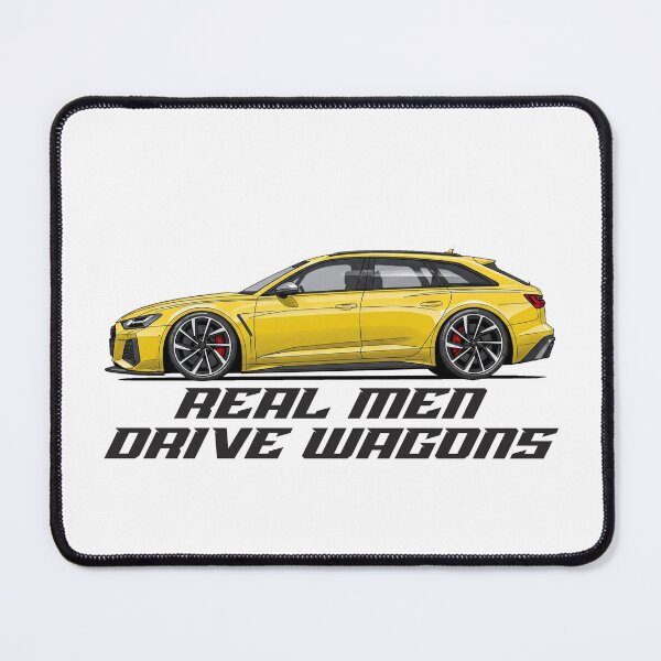 Item preview, Real Men Drive Wagons designed and sold by Six Deers.