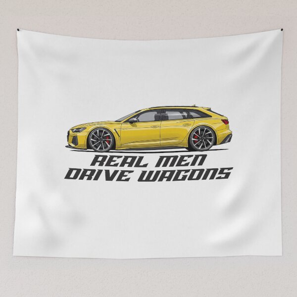 Item preview,  Real Men Drive Wagons designed and sold by Six Deers.