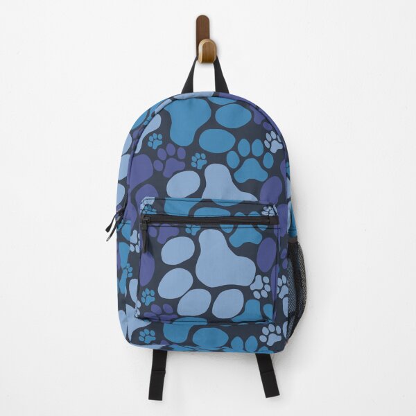 Item preview, Dog Paw Camo Seamless Pattern Royal Navy Teal designed and sold by MoePark.
