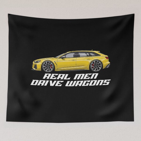 Item preview, Real Men Drive Wagons designed and sold by Six Deers.