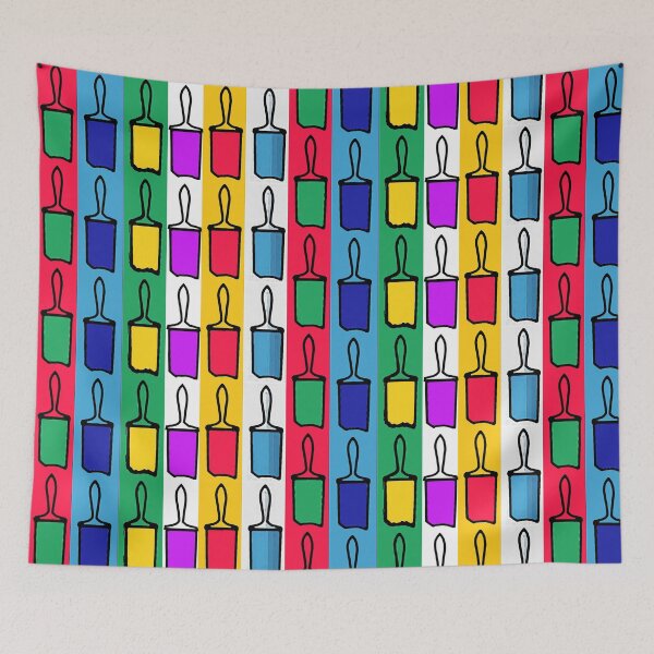 Item preview, Paintbrush Parade designed and sold by TriForceDesign.