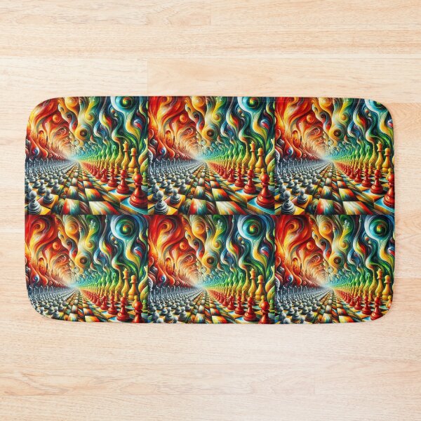 Item preview, Abstract Chess World designed and sold by Intriguing Designs.