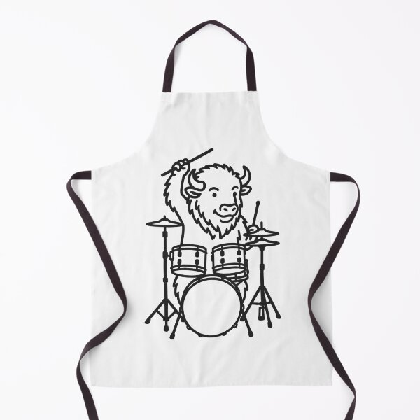Item preview, Funny Bison Drummer Drumming Drums Music Lover Boys Girls designed and sold by rafaeltto.