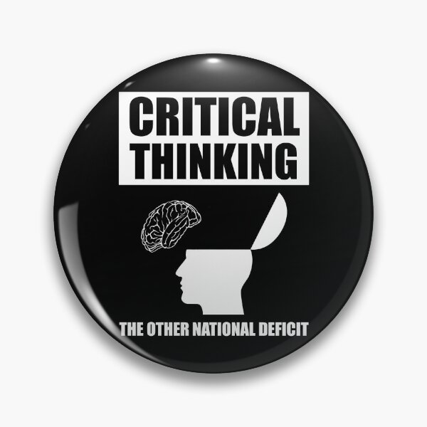 Item preview, Critical Thinking The Other National Deficit designed and sold by Cat Lady Designs.