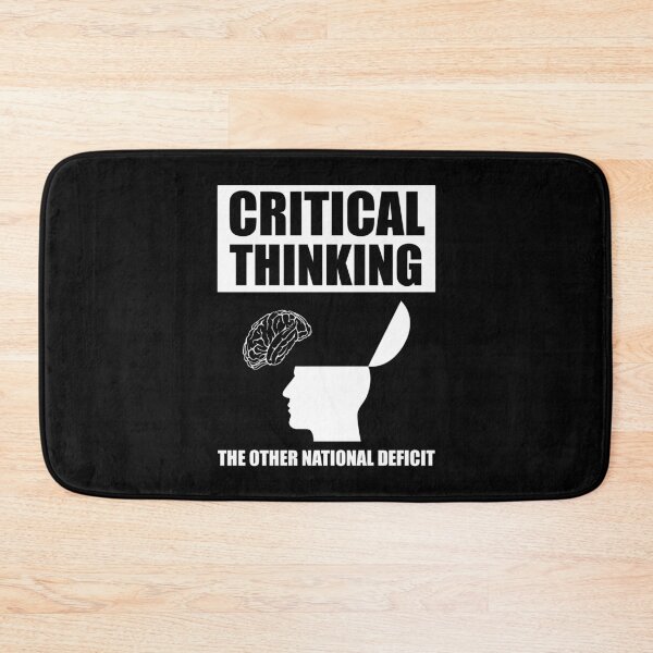 Item preview, Critical Thinking The Other National Deficit designed and sold by Cat Lady Designs.