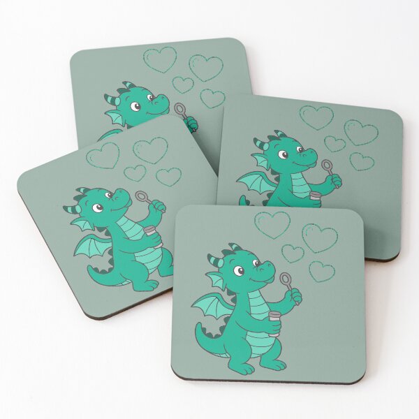 Item preview, Dragon Bubbles - Teal designed and sold by AngelMiette.