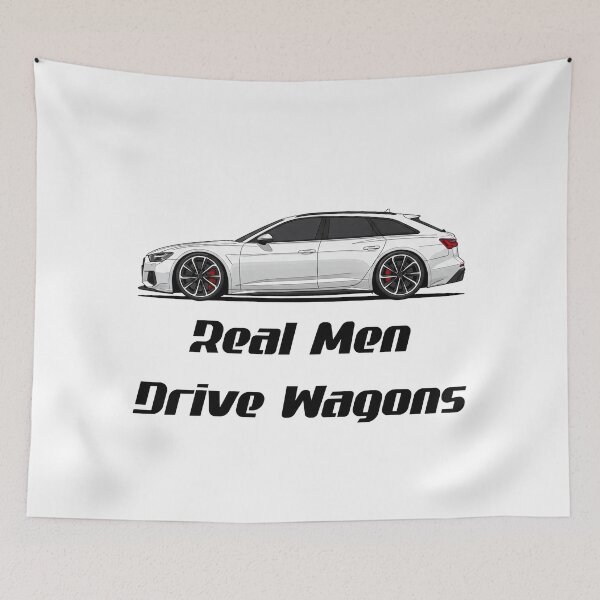 Item preview,  Real Men Drive Wagons designed and sold by Six Deers.