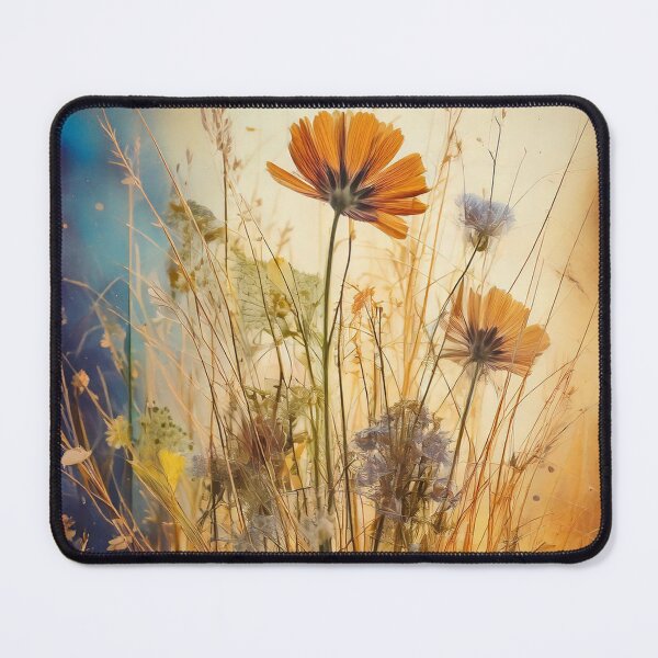 Item preview, Vintage Summer Wild Flowers designed and sold by Honey Myrtle Studio.