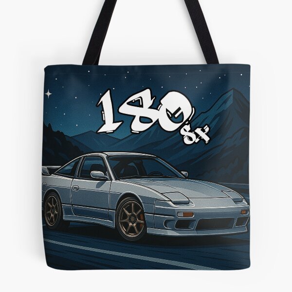 Item preview, Grey Nissan 180sx artwork - Jdm lovers gift designed and sold by TingsandStuff.