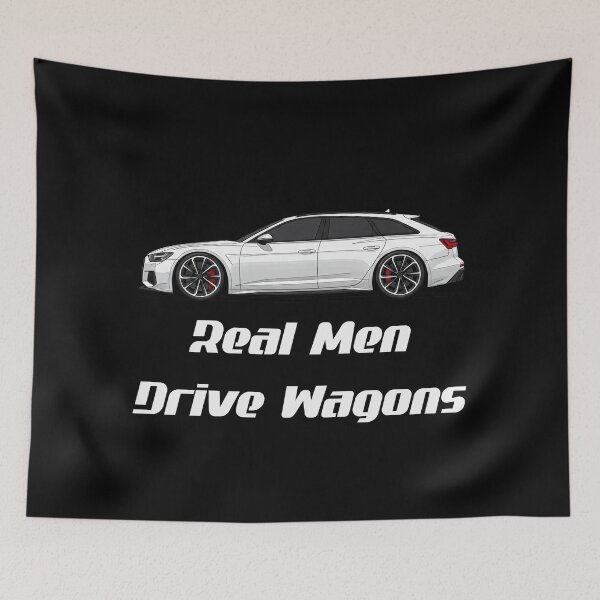 Item preview, Real Men Drive Wagons designed and sold by Six Deers.