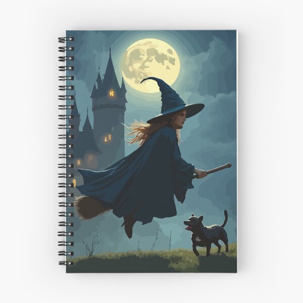 Item preview, A little witch and her dog venture into the dark. designed and sold by Whose-sweat.