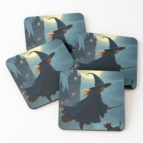 Item preview, A little witch and her dog venture into the dark. designed and sold by Whose-sweat.