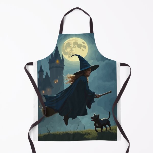 Item preview, A little witch and her dog venture into the dark. designed and sold by Whose-sweat.