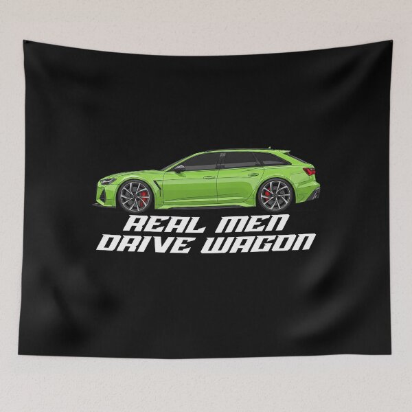 Item preview,  Real Men Drive Wagons designed and sold by Six Deers.