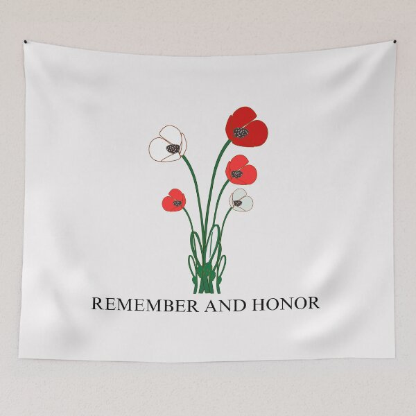 Item preview, Veterans Day Memorial Vintage Poppy Flower designed and sold by Minimalismat.