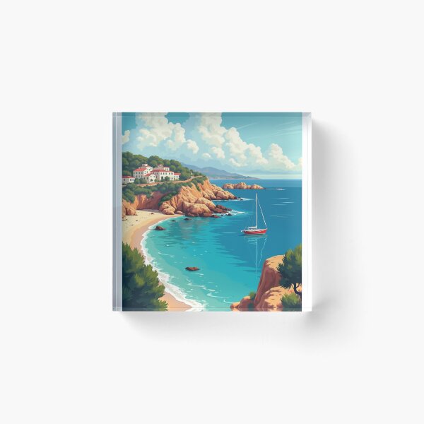 Item preview, Cala Ratjada Travel Poster, Perfect Gift for Travel Enthusiasts, Vintage Style Wall Art, Spain Wall art for home decor, Cala Ratjada print. designed and sold by Thegalleryshop1.