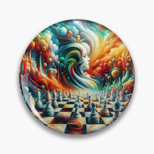 Item preview, Abstract Chess World designed and sold by Intriguing Designs.