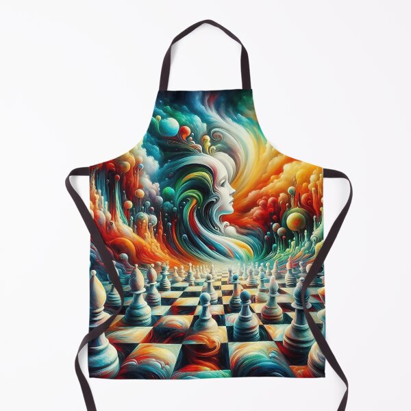 Item preview, Abstract Chess World designed and sold by Intriguing Designs.